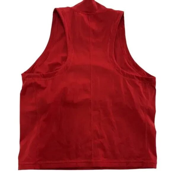 Everlane Perform Mockneck Tank in Red Apple Size Large - Picture 6 of 7